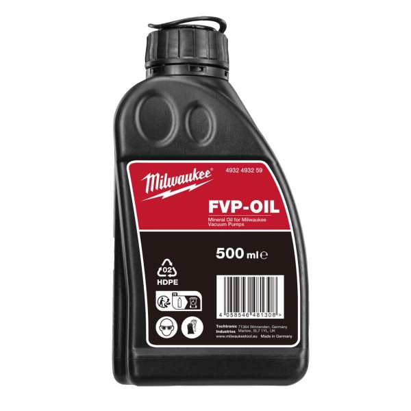 Milwaukee Fuel Mineralöl für Vakuumpumpen 500ml