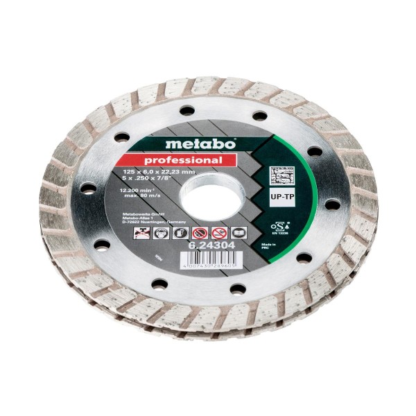 Metabo Diamant-Frässcheibe, 125x6x22,23 mm, professional, UP-TP, Universal- Tuckpointing