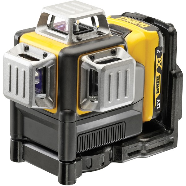 DEWALT Akku-Multi-Linienlaser 3x360° grün 10,8V + Akku + Schnellladegerät