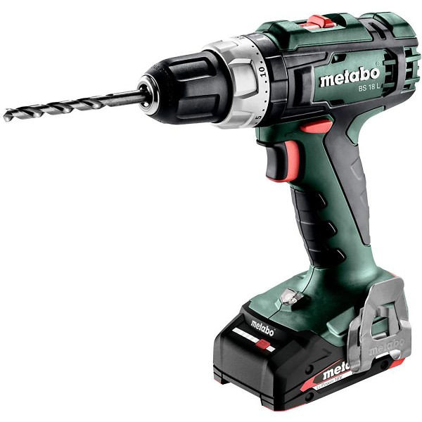 Metabo Akku-Bohrschrauber BS 18 L metaBOX 145 - 18V 2x2Ah Li-Power + SC 30