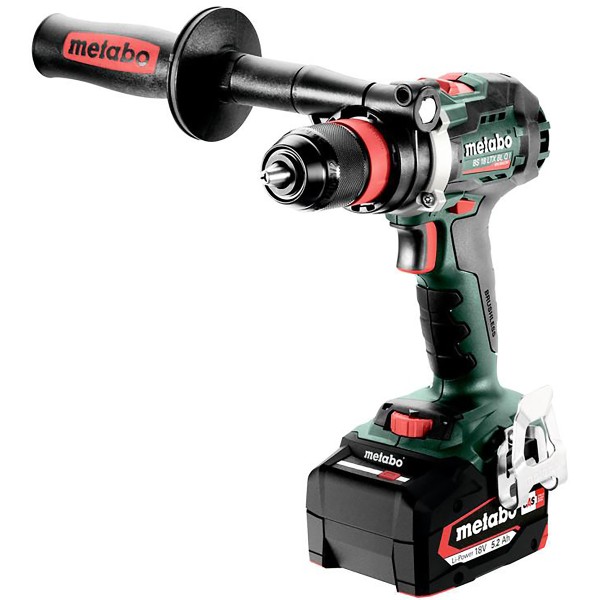 Metabo Akku-Bohrschrauber BS 18 LTX BL Q I metaBOX 145 L - 18V 2x5.2Ah Li-Power + ASC 55