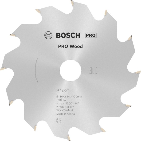 Bosch Kreissägeblatt Optiline Wood für Handkreissägen ø 130 mm