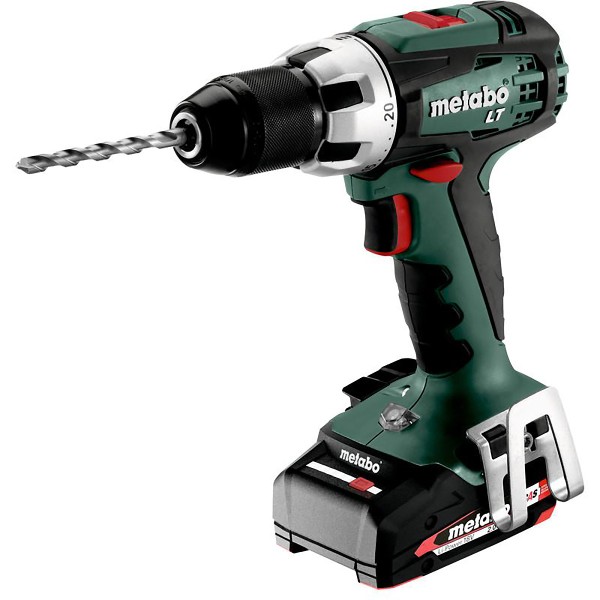 Metabo Akku-Bohrschrauber BS 18 LT Compact metaBOX 145 - 18V 2x2Ah Li-Power + ASC 55