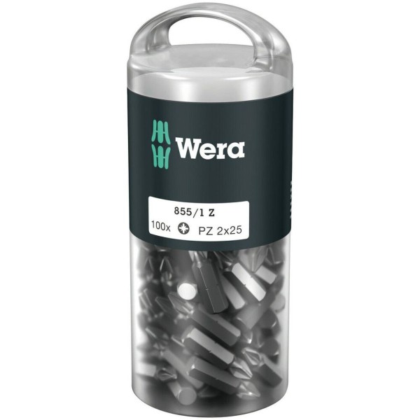 Wera 855/1 Z DIY 100 Bits, PZ 2 x 25 mm, 100-teilig