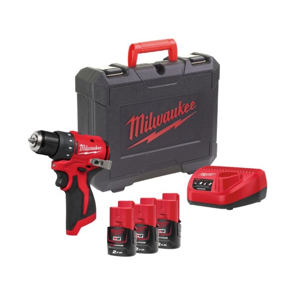 Milwaukee M12 Bürstenloser Akku-Bohrschrauber M12 BLDDRC-203C