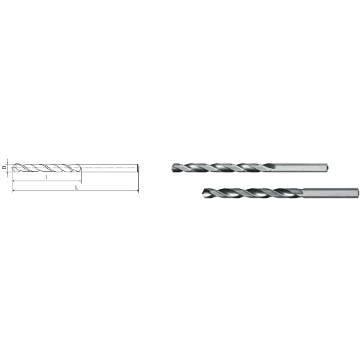 ELMAG HSS Co5-Spiralbohrer DIN 340