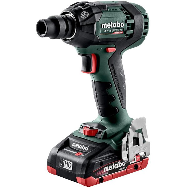 Metabo Akku-Schlagschrauber SSW 18 LTX 300 BL metaBOX 145 - 18V 2x4Ah LiHD + ASC 55