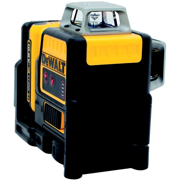 DEWALT Akku-Multi-Linienlaser 2x360° rot 10,8V + Akku + Schnellladegerät