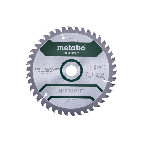 Metabo Sägeblatt multi cut - classic FZ / TZ 5° - Karton