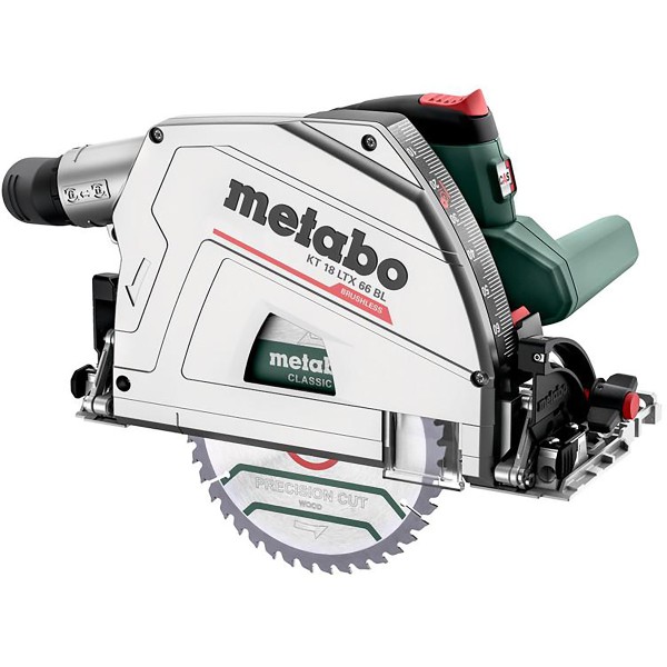 Metabo Akku-Tauchkreissäge KT 18 LTX 66 BL metaBOX 340 - 18V 2x8Ah LiHD + ASC 145