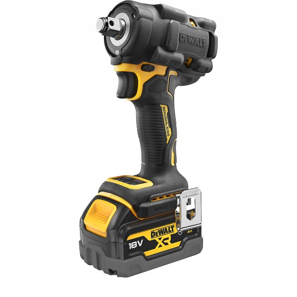 DEWALT Akku-Schlagschrauber 1/2 Zoll XR 18V 406Nm + 2 Akku 5,0 Ah + Schnellladegerät