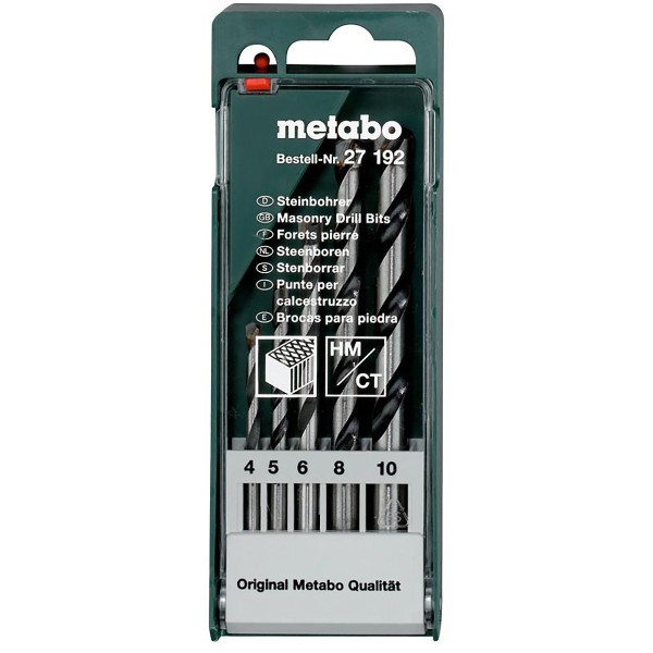 Metabo Steinbohrer-Kassette - 5 teiliges Set