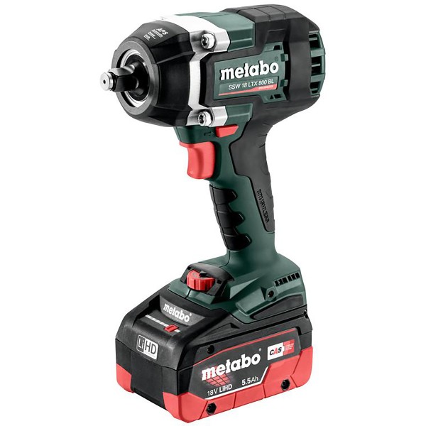 Metabo Akku-Schlagschrauber SSW 18 LTX 800 BL metaBOX 145 L - 18V 2x5.5Ah LiHD + ASC 145