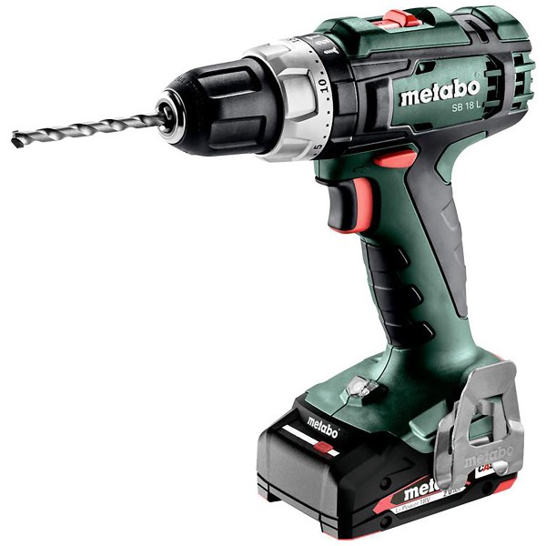 Metabo Akku-Schlagbohrschrauber SB 18 L metaBOX 145 - 18V 2x2Ah Li-Power + SC 30