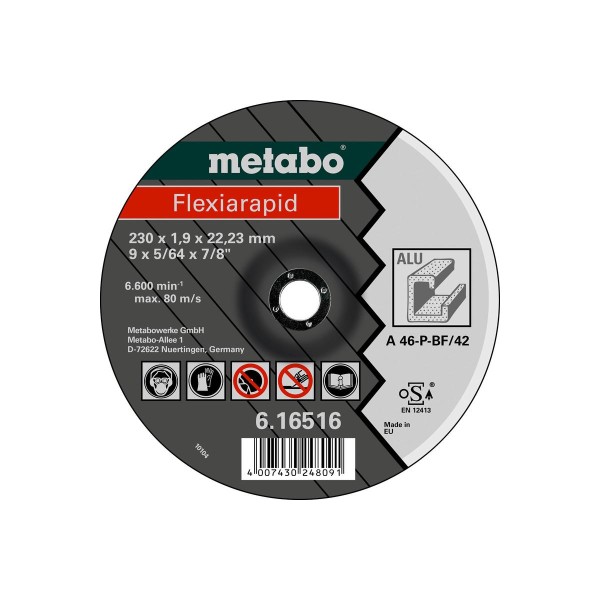 Metabo Flexiarapid Alu Trennscheibe, Form 41