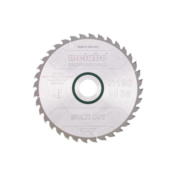 Metabo Sägeblatt multi cut - professional WZ 5°