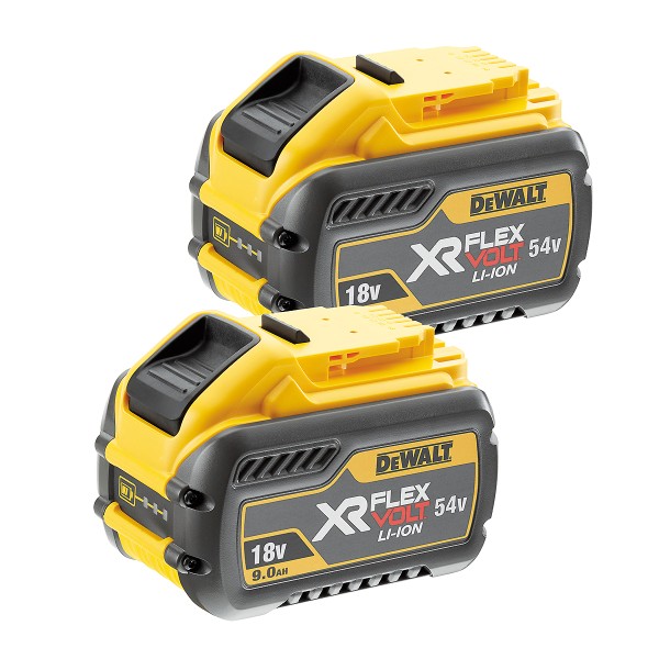 DEWALT 2er XR FLEXVOLT Akku-Set 54V / 162Wh