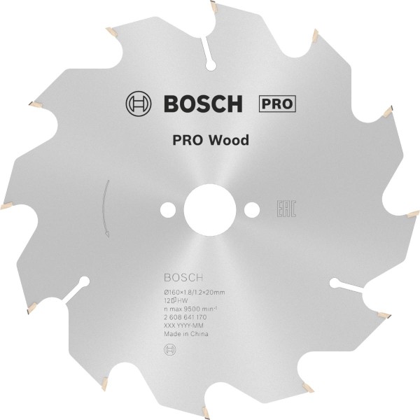 Bosch Kreissägeblatt Optiline Wood für Handkreissägen ø 160 mm