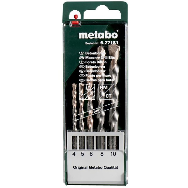 Metabo Beton-Bohrerkassette pro - 5 teiliges Set