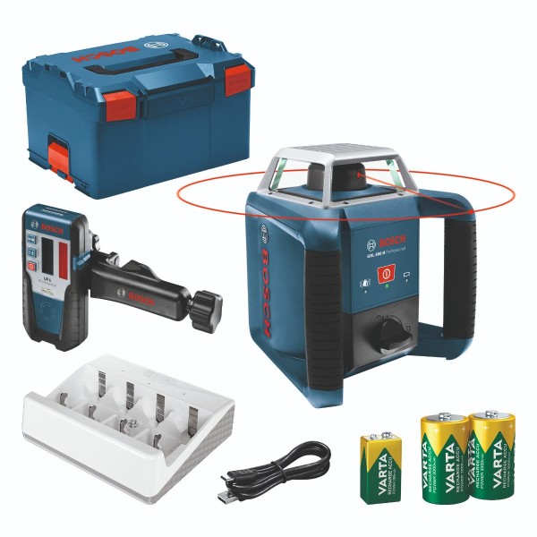 Bosch Rotationslaser GRL 400 H + LR 1 in L-BOXX