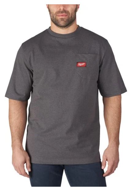 Milwaukee T-Shirt grau | | Funktions-T-shirts Arbeitsausrüstung Unsere | | | Markenshops Sicherheit Milwaukee und tuulzone