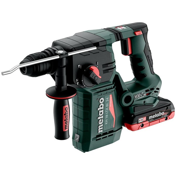 Metabo Akku-Kombihammer KH 18 LTX BL 24 metaBOX 165 L - 18V 2x4Ah LiHD + ASC 55