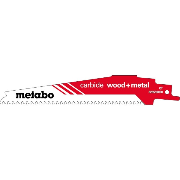 Metabo Säbelsägeblatt carbide wood + metal CT 3-4 mm / 6-8TPI