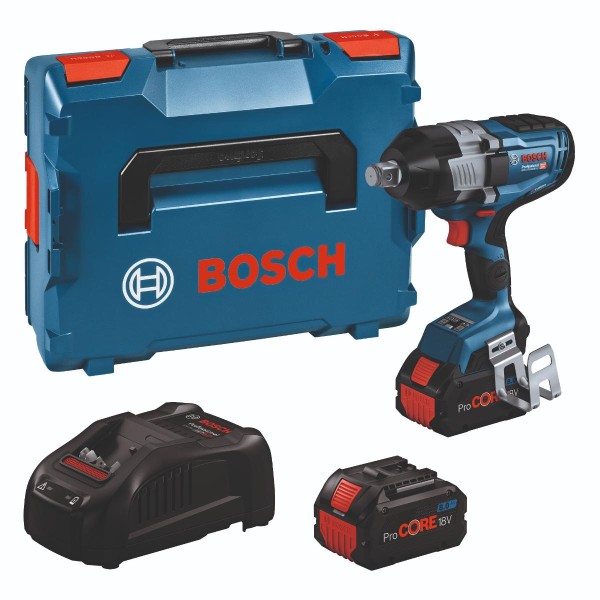 Bosch Drehschlagschrauber GDS 18V-1600 HC inkl. 2 Akkus & L-BOXX 136