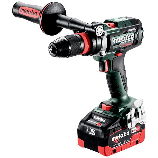 Metabo Akku-3-Gang-Bohrschrauber BS 18 LTX-3 BL Q I Metal metaBOX 145 L - 18V 2x5.5Ah LiHD + ASC 145