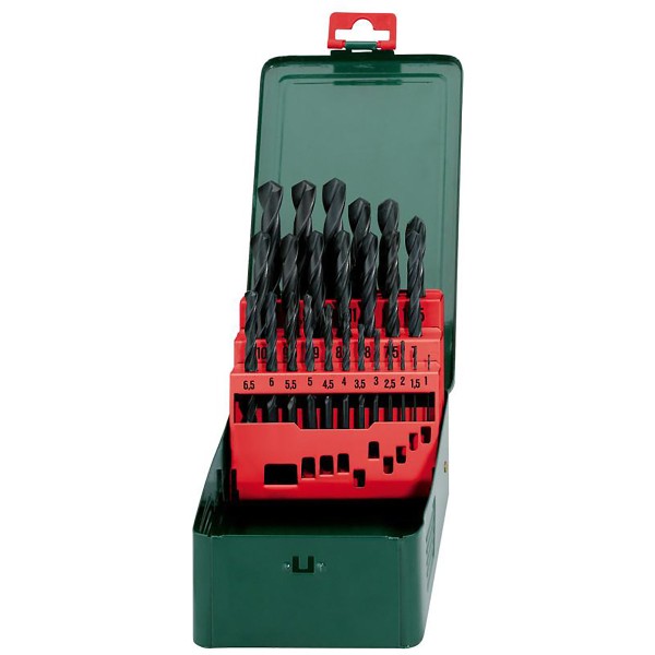 Metabo HSS-R-Bohrerkassette-SP - 25 teiliges Set