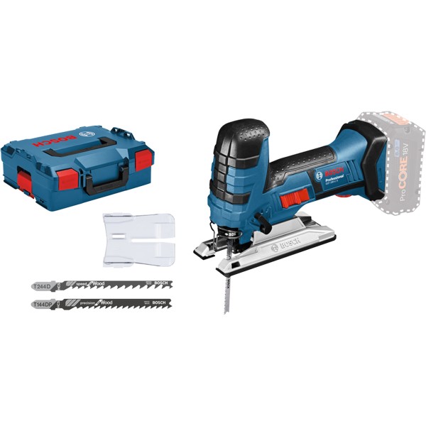 Bosch Akku-Stichsäge GST 18 V-LI S, Solo Version, L-BOXX