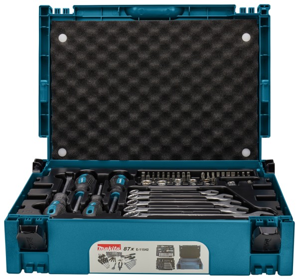 Makita Werkzeug-Set 87-tlg. im MAKPAC Gr.1 - E-11542