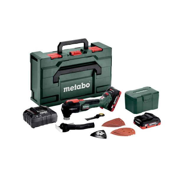 Metabo Akku-Multitool MT 18 LTX BL QSL metaBOX 145 L - 18V 2x4Ah LiHD + ASC 55