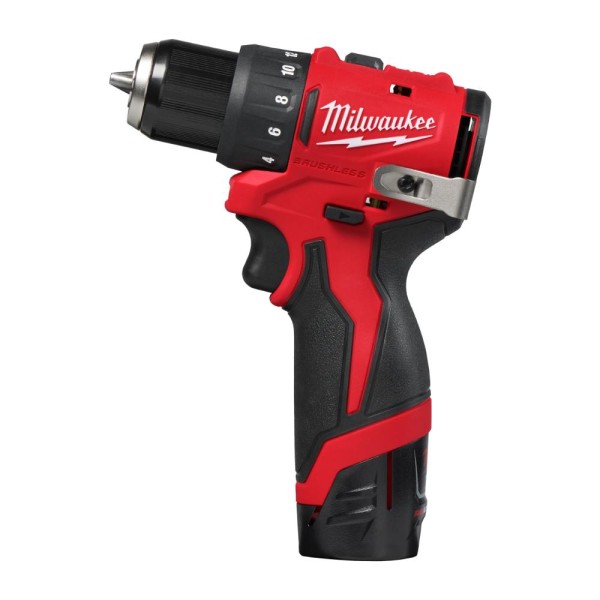 Milwaukee M12 Bürstenloser Akku-Bohrschrauber M12BLDDRC-202C