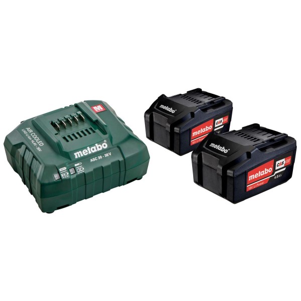 Metabo Basis-Set 2 x 4.0 Ah