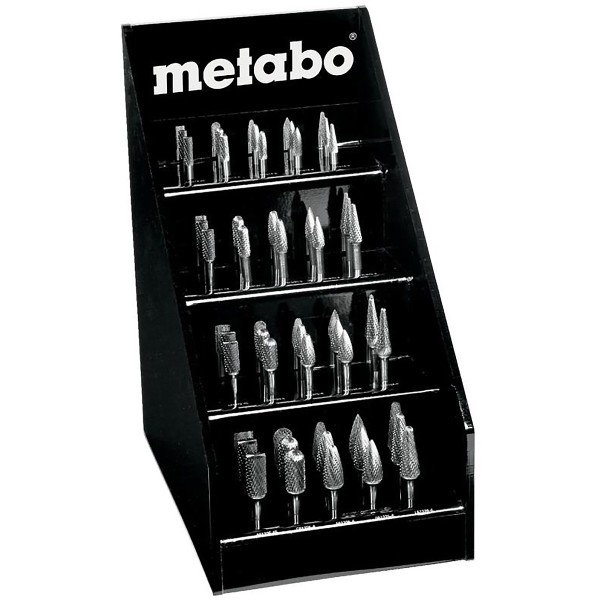 Metabo Hartmetall-Fräser-Display - 40 teiliges Set