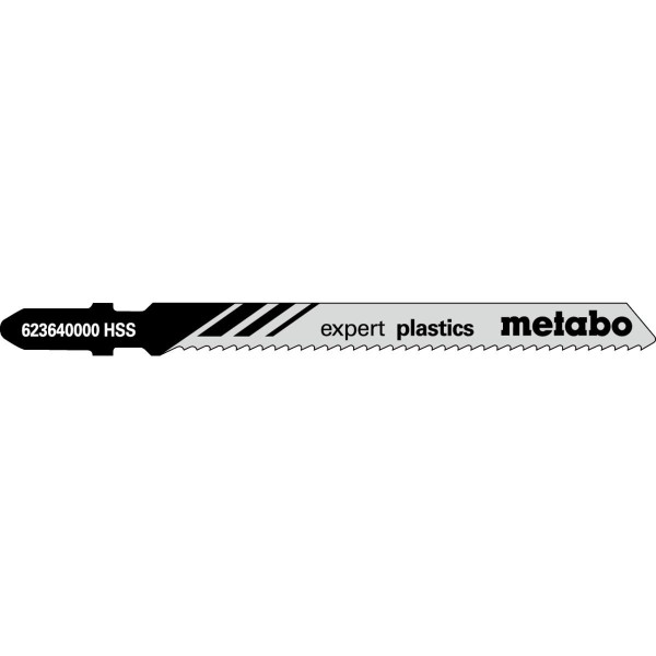 Metabo Stichsägeblätter expert plastics 74 / 2,0 mm HSS - 5 Stück