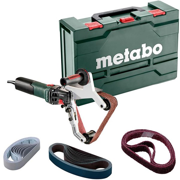 Metabo Rohrbandschleifer RBE 15-180 Set metaBOX 185 XL