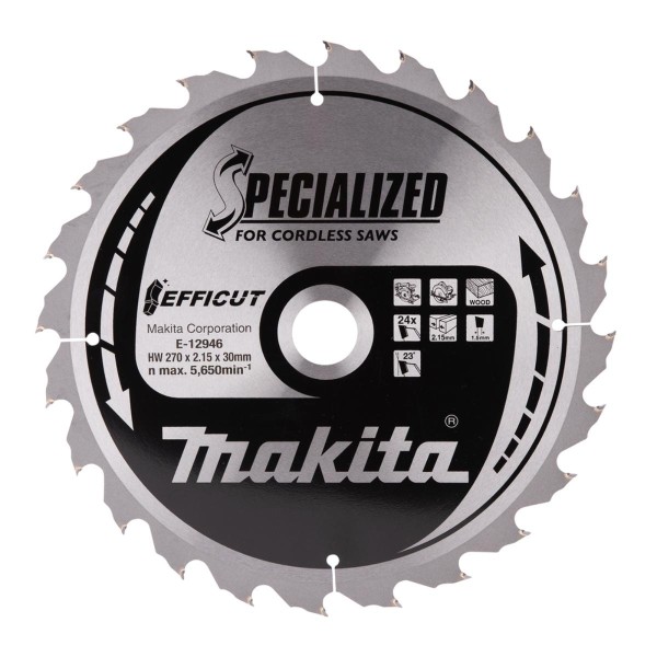 Makita Sägeblatt 270x2,15x30, 24Z EFFICUT - E-12946