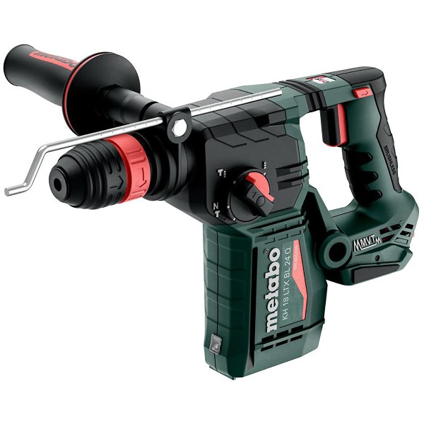 Metabo Akku-Kombihammer KH 18 LTX BL 24 Q mit Metabo-Quick-Wechselfutter - metaBOX 165 L