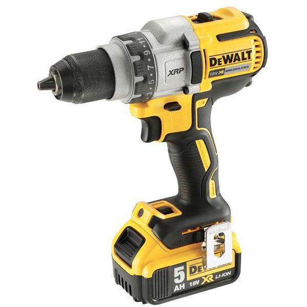 DEWALT 3-Gang-Akku-Bohrschrauber 18V + 2 Akku + Schnellladegerät