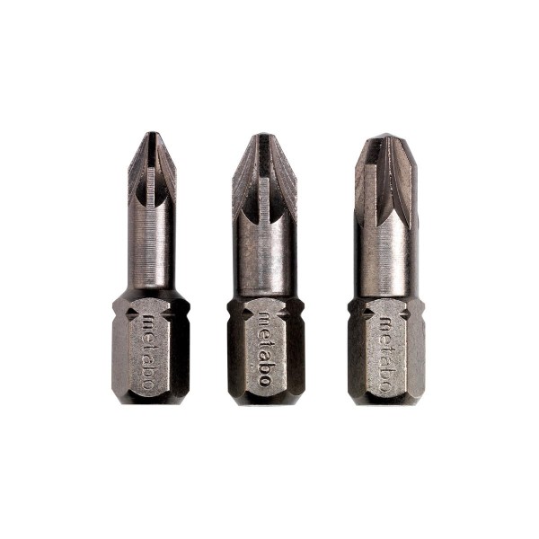 Metabo Bits Pozidriv PZ 1/ 2 / 3 Torsion - 3 teiliges Set