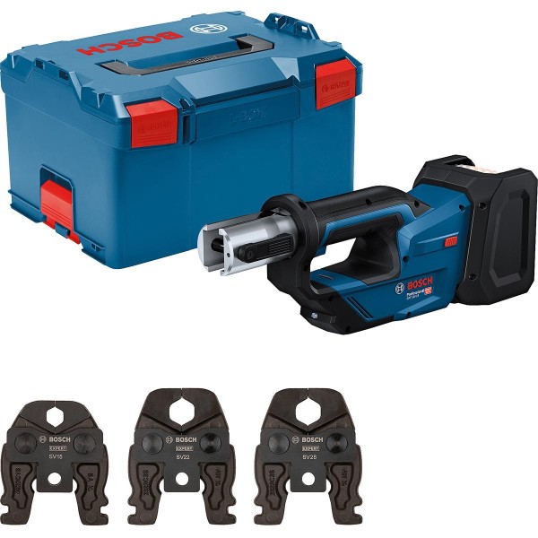 Bosch Akku-Presswerkzeug GPT 18V-19, L-BOXX 238, Kit SV