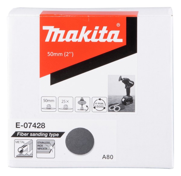 Makita Schleifscheibe, 50 mm - K80 - E-07428