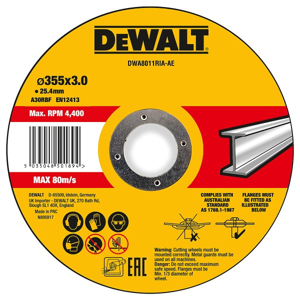 DEWALT High Performance Trennscheibe Metall ø 255mm