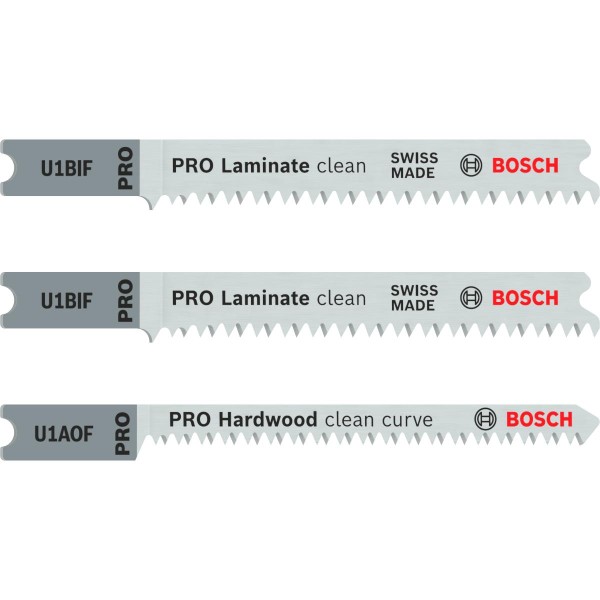 Bosch Stichsägeblatt-Set Special for Laminate, 3-teilig, Universalschaft