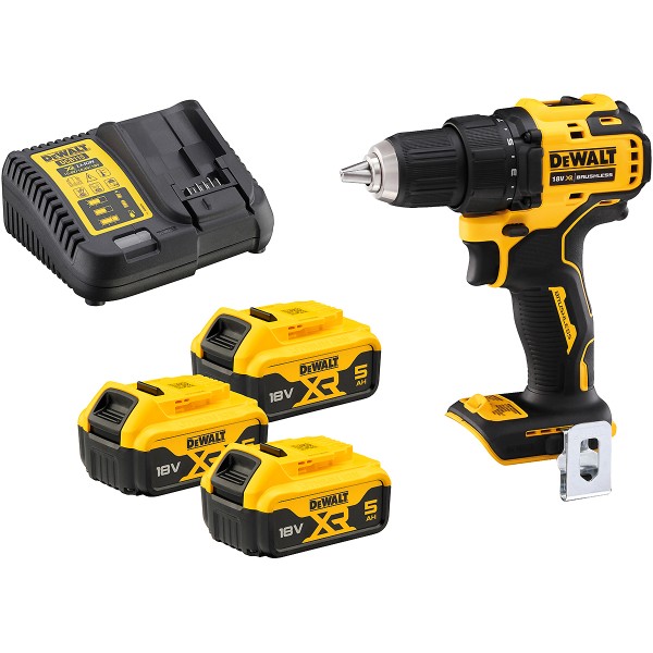 DEWALT 2-Gang-Akku-Bohrschrauber 18V + 3 Akku