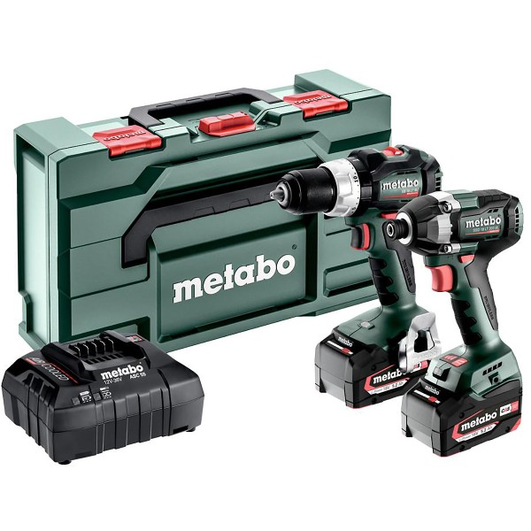 Metabo Akku Combo Set 2.8.8 18V SB 18 LT BL + SSD 18 LT 200 BL - metaBOX 145 L