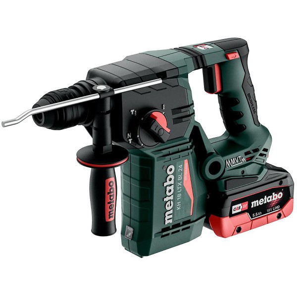 Metabo Akku-Kombihammer KH 18 LTX BL 24 metaBOX 165 L - 18V 2x5.5Ah LiHD + ASC 145