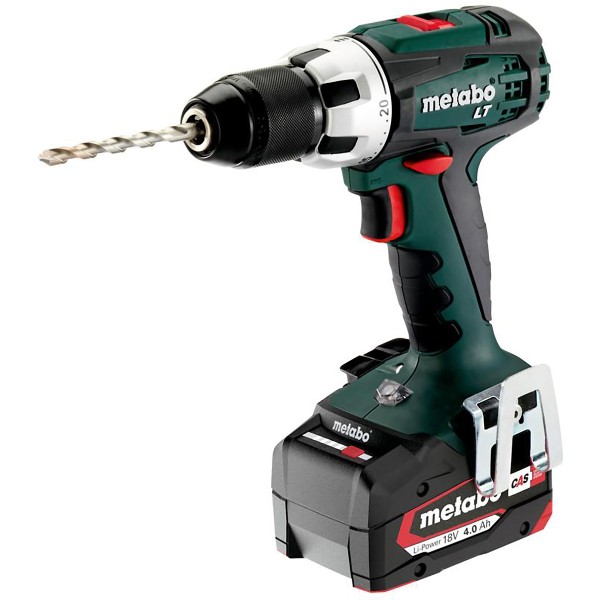 Metabo Akku-Bohrschrauber BS 18 LT metaBOX 145 - 18V 2x4Ah Li-Power + ASC 55